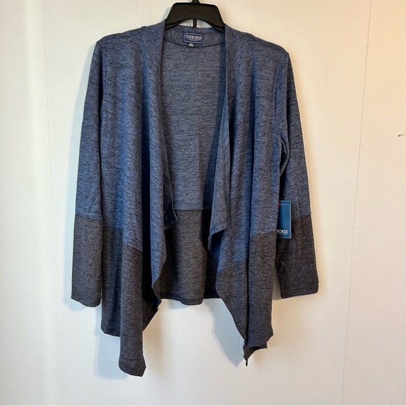 Women’s large Cherokee multicolor cardigan, long sleeve. New with tags. - Picture 3 of 8